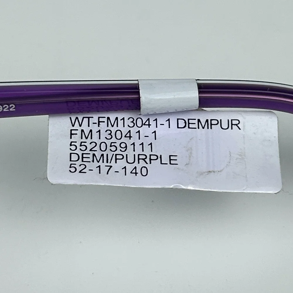 Walmart Contour FM13041-1 Womens Eyeglasses Frame Demi/Purple Plastic 52-17-140